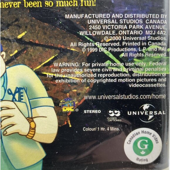 Monster Mash It's A Graveyard Smash Clamshell VHS Animated Video Halloween - Picture 8 of 10